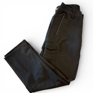 Free Soldier Outdoor Tactical Warm Polyester/Spandex Black Cargo Pants 32x30